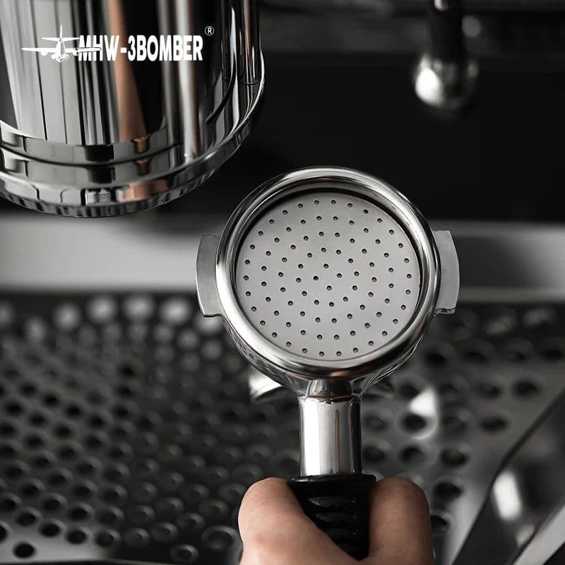 image-MHW-3BOMBER 51/53/58.5mm Espresso Puck Screen Double Layer Metal Coffee Reusable Filter for Portafilter Home Basket Accessories