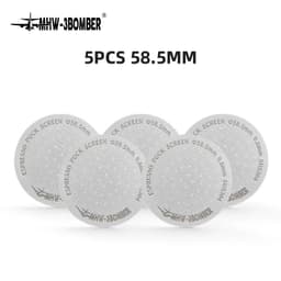 image-MHW-3BOMBER 51/53/58.5mm Espresso Puck Screen Double Layer Metal Coffee Reusable Filter for Portafilter Home Basket Accessories