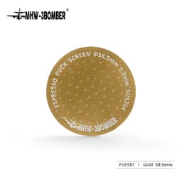 image-MHW-3BOMBER 51/53/58.5mm Espresso Puck Screen Double Layer Metal Coffee Reusable Filter for Portafilter Home Basket Accessories