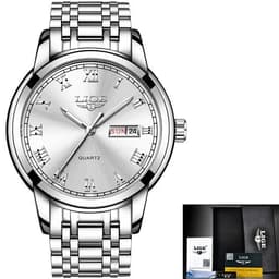 image-LIGE 2023 New Gold Watch Women Watches Ladies Creative Steel Women's Bracelet Watches Female Waterproof Clock Relogio Feminino
