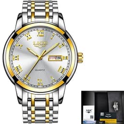 image-LIGE 2023 New Gold Watch Women Watches Ladies Creative Steel Women's Bracelet Watches Female Waterproof Clock Relogio Feminino