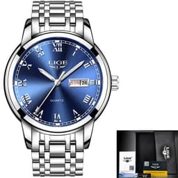 image-LIGE 2023 New Gold Watch Women Watches Ladies Creative Steel Women's Bracelet Watches Female Waterproof Clock Relogio Feminino