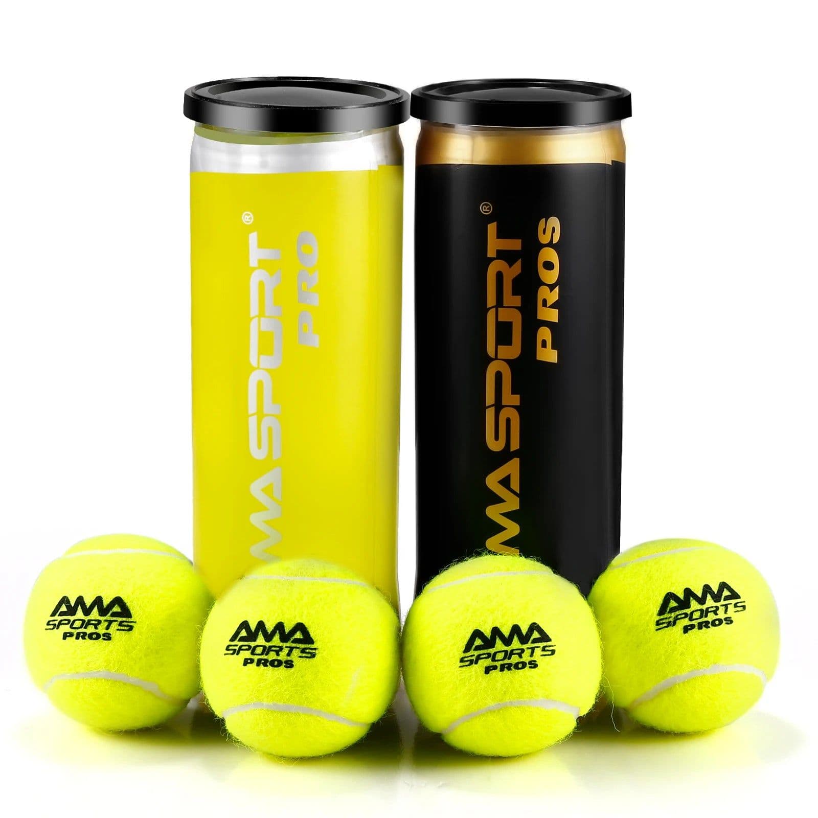 image-AMASPORT Padel Pro/Pro+/Pro S Padel Paddle Tennis Balls 3 Pcs for Training Balls