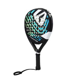 image-TF365 Padel Racket Tennis Fiber Glass Surface Eva 19 Carbon Fiber EVA Soft Unisex Paddle Rackets Lightweight