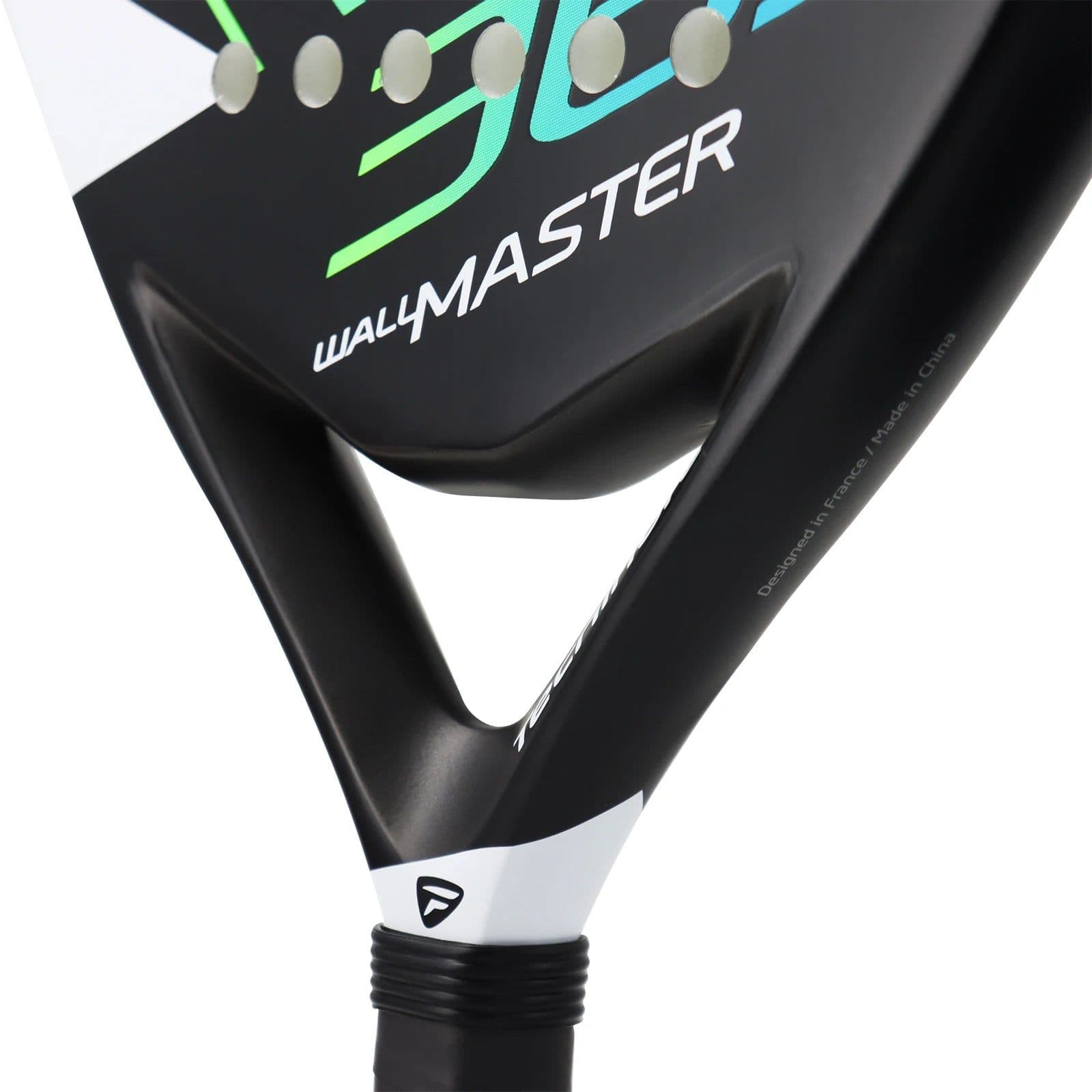 image-TF365 Padel Racket Tennis Fiber Glass Surface Eva 19 Carbon Fiber EVA Soft Unisex Paddle Rackets Lightweight