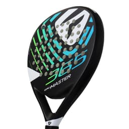 image-TF365 Padel Racket Tennis Fiber Glass Surface Eva 19 Carbon Fiber EVA Soft Unisex Paddle Rackets Lightweight