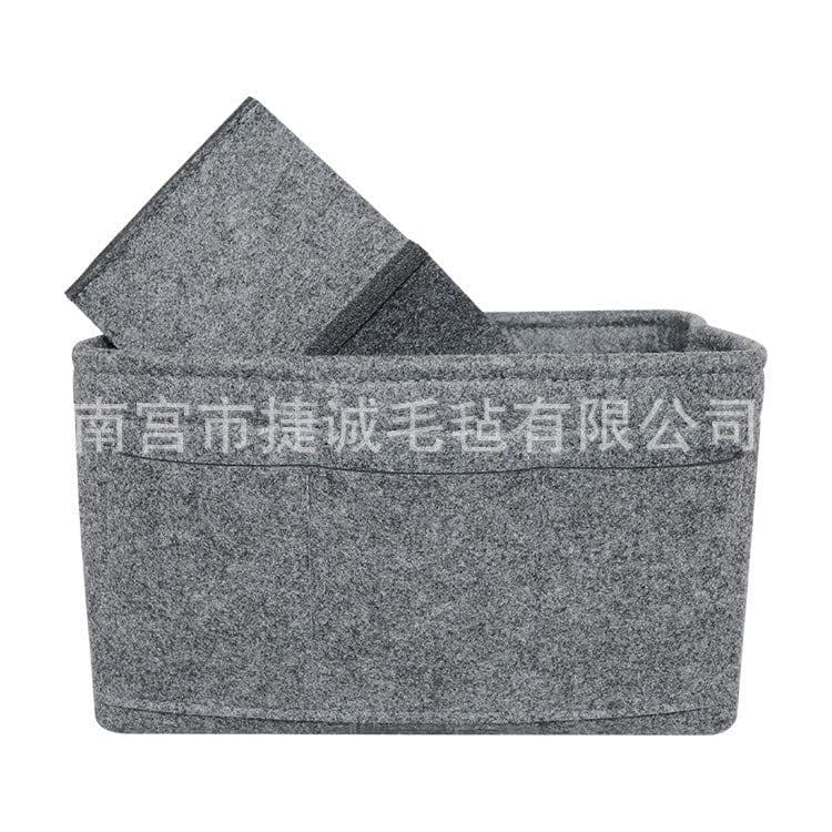 image-Felt Makeup Bag Organizer Insert Bag Handbag Multi-functional Travel Cosmetic Case Girl Toiletry Storage Bags 2019
