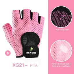 image-REXCHI Half Finger Sport Training Gloves Non-slip Breathable Fitness Gloves Outdoor Cycling Gloves Indoor Sports Protective Gear