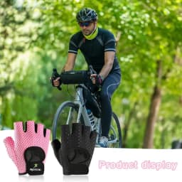 image-REXCHI Half Finger Sport Training Gloves Non-slip Breathable Fitness Gloves Outdoor Cycling Gloves Indoor Sports Protective Gear