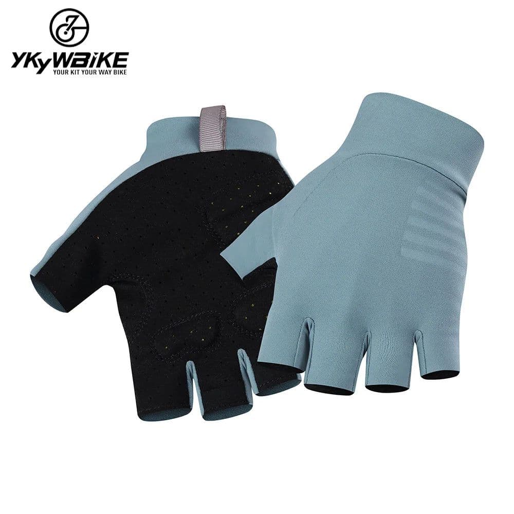image-YKYWBIKE Cycling Gloves Half Finger Mens Women's Summer Sports Shockproof Sports Gloves MTB Bike Light Soft Bicycle Glove