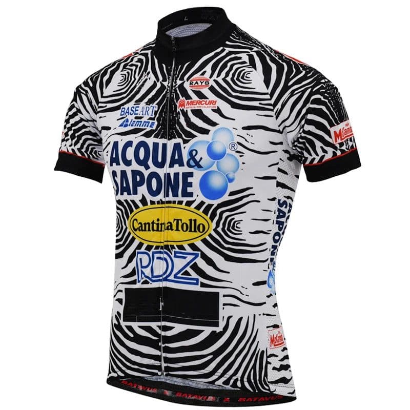 image-NEW Man Summer Zebra Short Sleeve Cycling Jersey Sets MTB Retro Bike Clothing Racing Bicycle Ropa Ciclismo Wea BIB Pants Gel Pad