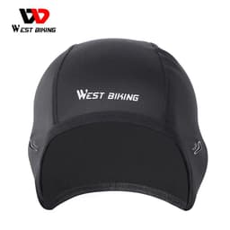 image-WEST BIKING Winter Fleece Bicycle CapsWindproofThermal Helmet LinerMen Women Bike Hats Outdoor Running Skiing Cycling Caps