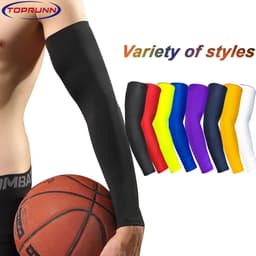 image-TopRunn Cooling Arm Sleeves for Men Women Outdoor UV Protection Sports Sleeves for Basketball Football Volleyball Cycling