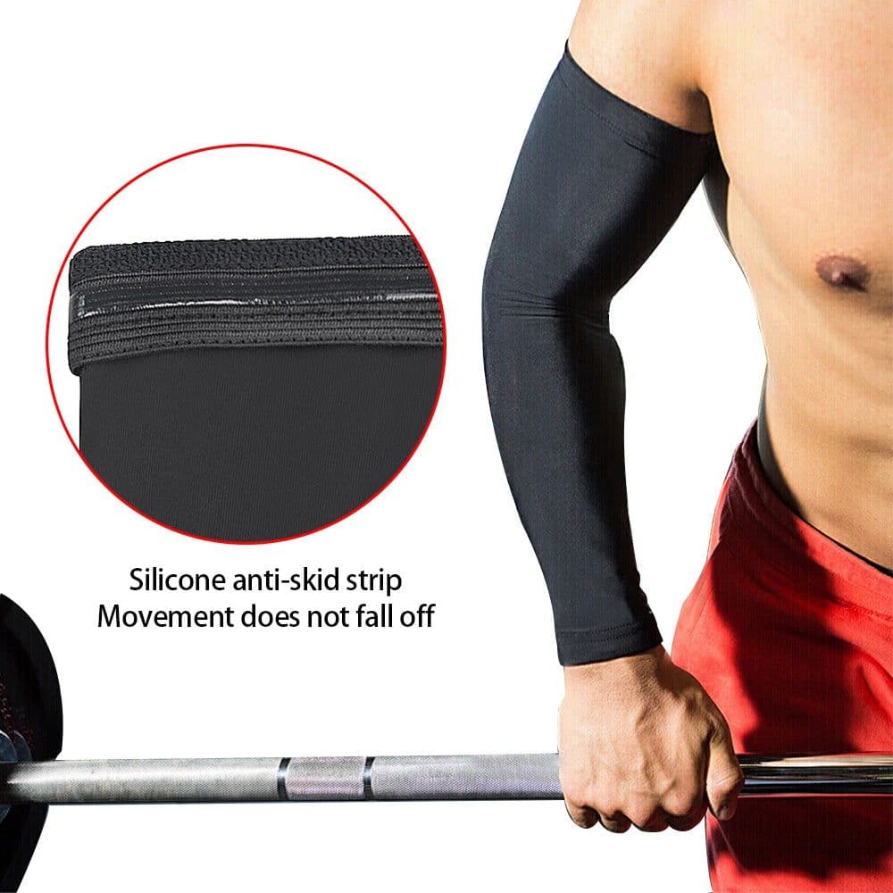 image-TopRunn Cooling Arm Sleeves for Men Women Outdoor UV Protection Sports Sleeves for Basketball Football Volleyball Cycling