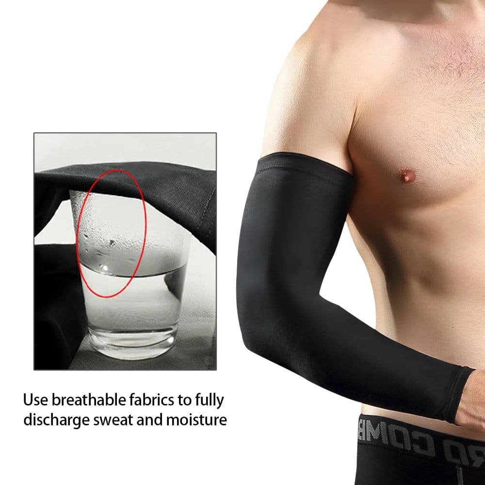 image-TopRunn Cooling Arm Sleeves for Men Women Outdoor UV Protection Sports Sleeves for Basketball Football Volleyball Cycling