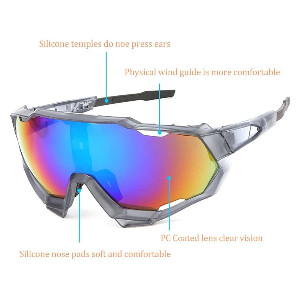 image-Men Women Sport Road Bike Sunglasses UV400 Rimless Cycling Glasses 2022 MTB Running Fishing Eyewear Male Bicycle Goggles Cyclist