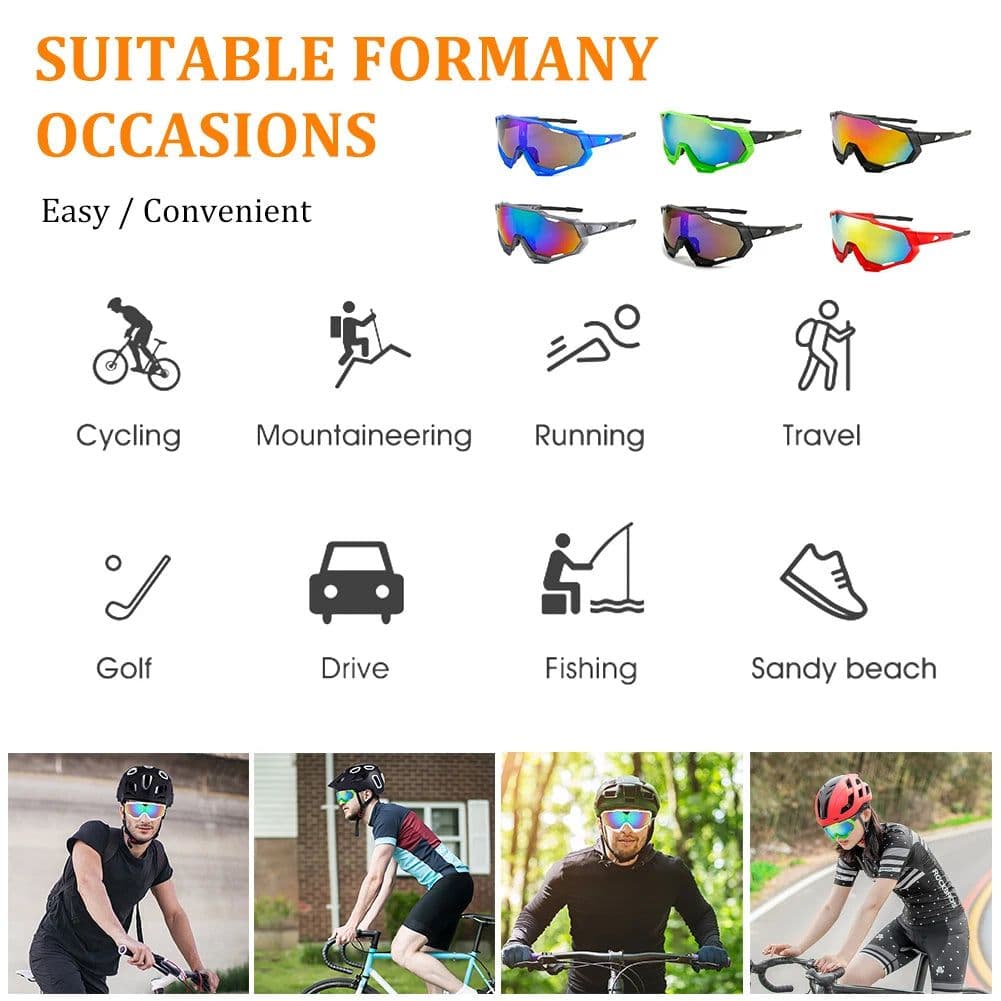image-Men Women Sport Road Bike Sunglasses UV400 Rimless Cycling Glasses 2022 MTB Running Fishing Eyewear Male Bicycle Goggles Cyclist