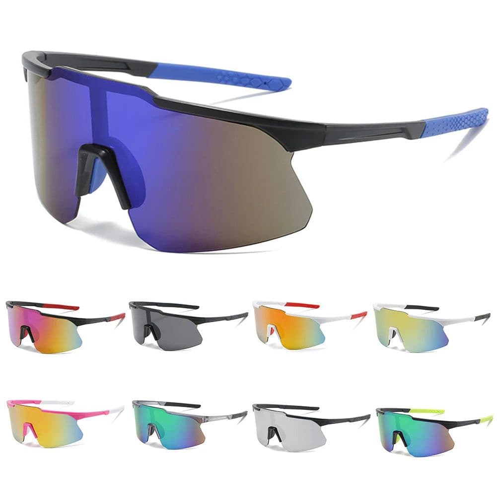image-Polarized Cycling Sunglasses UV400 Protection Windproof Outdoor Sports Glasses Goggles Polarized Lens Eyewear For Men Women Bike