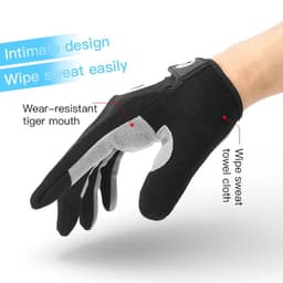 image-Kyncilor MTB Bike Gloves Full Finger Men Anti-slip Breathable