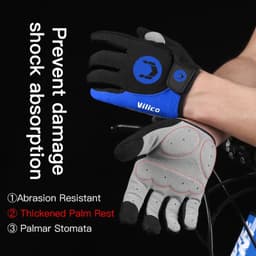 image-Kyncilor MTB Bike Gloves Full Finger Men Anti-slip Breathable