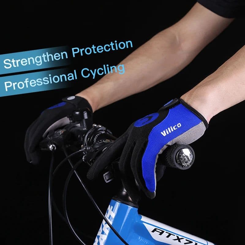 image-Kyncilor MTB Bike Gloves Full Finger Men Anti-slip Breathable
