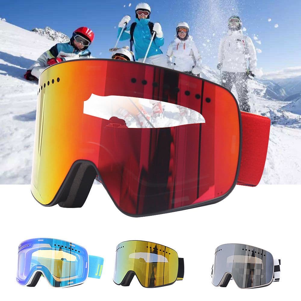 image-Double Italian Anti-fog Tablet Eye Protection Ski Glasses