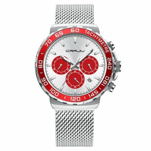 image-Men's Multifunctional Three-eye Six-pin Sports Watch
