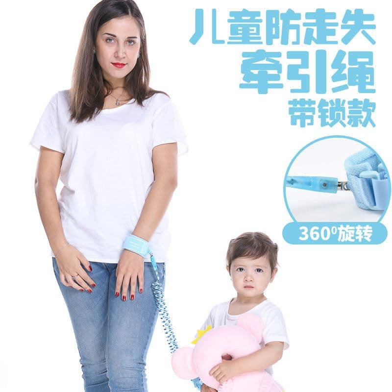 image-Children's anti-lost belt traction rope baby anti-lost bracelets slip baby anti-lost rope children anti-lost reflective keys
