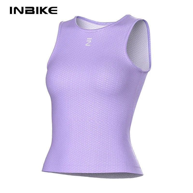 image-INBIKE Summer Women‘s Cycling Base Layer Quick Dry Bicycle Vest Top Tank for Riding Road Bike Undershirt Mesh Underwear Clothing