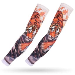 image-Running Arm Sleeve,Fishing,Driving,Cycling,3D Tattoo Sleeves,Plus Size,Summer UV Sun Protection,Sports Basketball Elbow Pad,