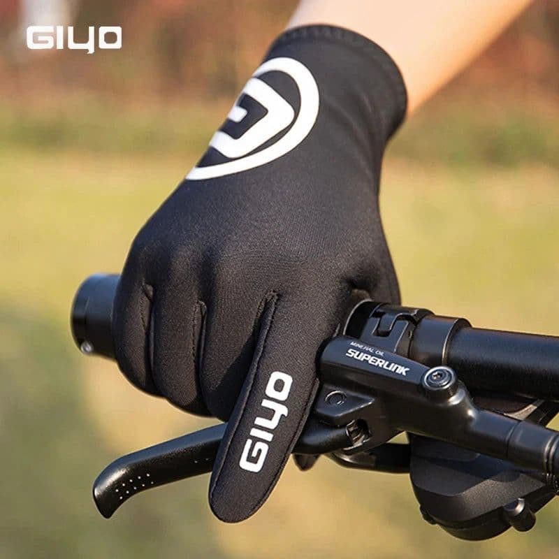 image-GIYO Bicycle Winter Gloves MTB Road Bike Thicken Warm Touch Screen Full Finger Gloves Cycling Outdoor Sports Thermal Mittens