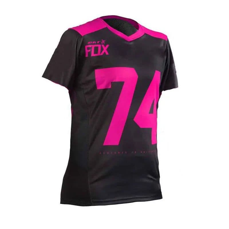 image-Women's Jersey BAT FOX Downhill Jerseys Mountain Bike Shirts Offroad DH Enduro MTB Motorcycle Jersey Motocross Clothing