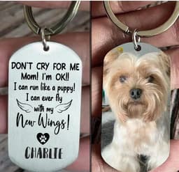 image-Personalized Pet Photo Necklace Engraved Pets Pendant Gifts Handmade Custom Dog Cat Keychain Memory Jewelry Picture Pendants