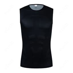image-Reflective Cycling Base Layers White Cycling Undershirt Quick Dry Vest Sport Underwear Tight Vest High Elastici Vest Bike Jersey
