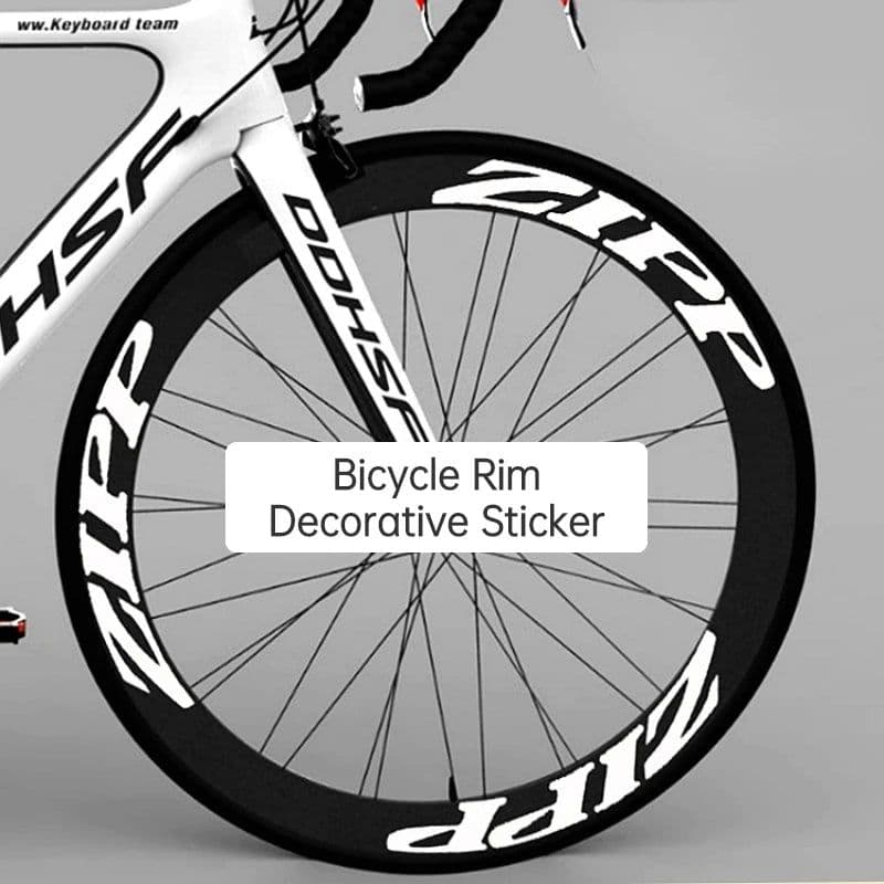 image-Road Bike Rim Sticker Bicycle Wheel Decals Pegatinas Bicicleta Waterproof Decorative Film Cycling Accessories Reflective Sticker