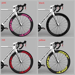 image-Road Bike Rim Sticker Bicycle Wheel Decals Pegatinas Bicicleta Waterproof Decorative Film Cycling Accessories Reflective Sticker