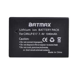 image-Batmax LP-E17 LPE17 LP E17 Camera Battery+NEW LED Dual USB Charger for Canon EOS R8 RP 200D 250D M3 M5 M6 750D 760D T6s 800D T8i