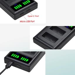image-Batmax LP-E17 LPE17 LP E17 Camera Battery+NEW LED Dual USB Charger for Canon EOS R8 RP 200D 250D M3 M5 M6 750D 760D T6s 800D T8i