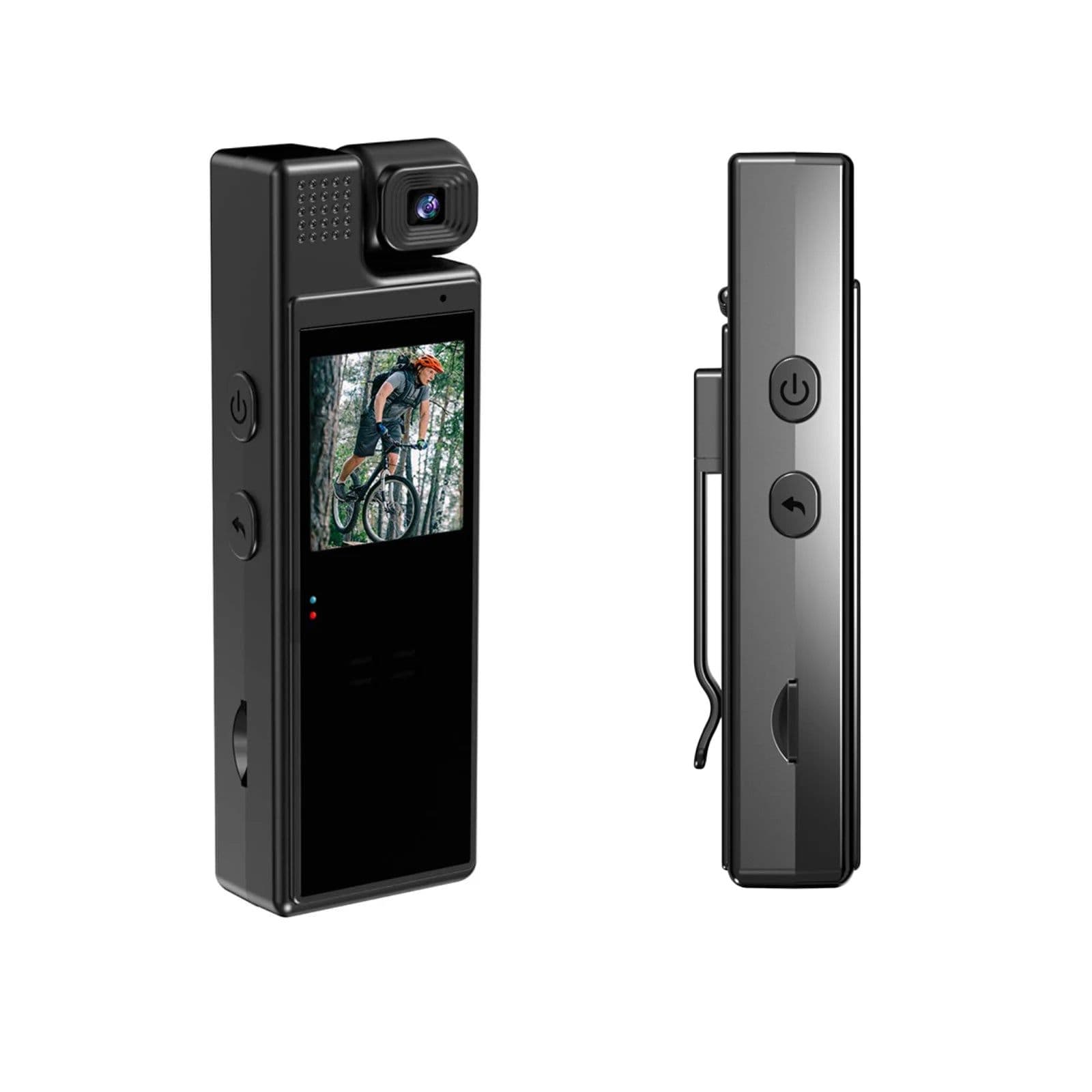 image-NEW Wifi 1080P HD Video Recorder 180° Ratotion Lens Camcorder with Night Vision Portable Conference Outdoor Clip Action Camera