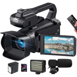 image-4k Camera Professional for Photography 18x Digital Zoom Full HD Camcorder Youtube Video Outdoor Live Streaming Cameras with Wifi