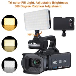 image-4k Camera Professional for Photography 18x Digital Zoom Full HD Camcorder Youtube Video Outdoor Live Streaming Cameras with Wifi