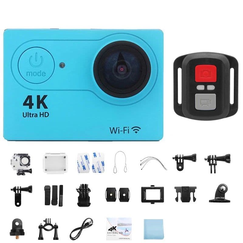 image-Ultra HD 4K Action Camera 1080P/30FPS WiFi 2.0-inch 170D Underwater Waterproof Helmet Video Recording Go Cameras Sports Cam Pro
