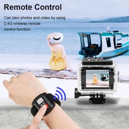 image-Ultra HD 4K Action Camera 1080P/30FPS WiFi 2.0-inch 170D Underwater Waterproof Helmet Video Recording Go Cameras Sports Cam Pro
