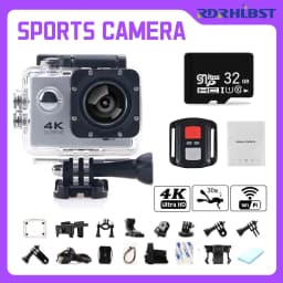 image-Action CamerasWirelessRemote Control 4k Waterproof Wifi Time-Lapse ShootingTrail Amera go pro Submersible Camera for Motorcycle