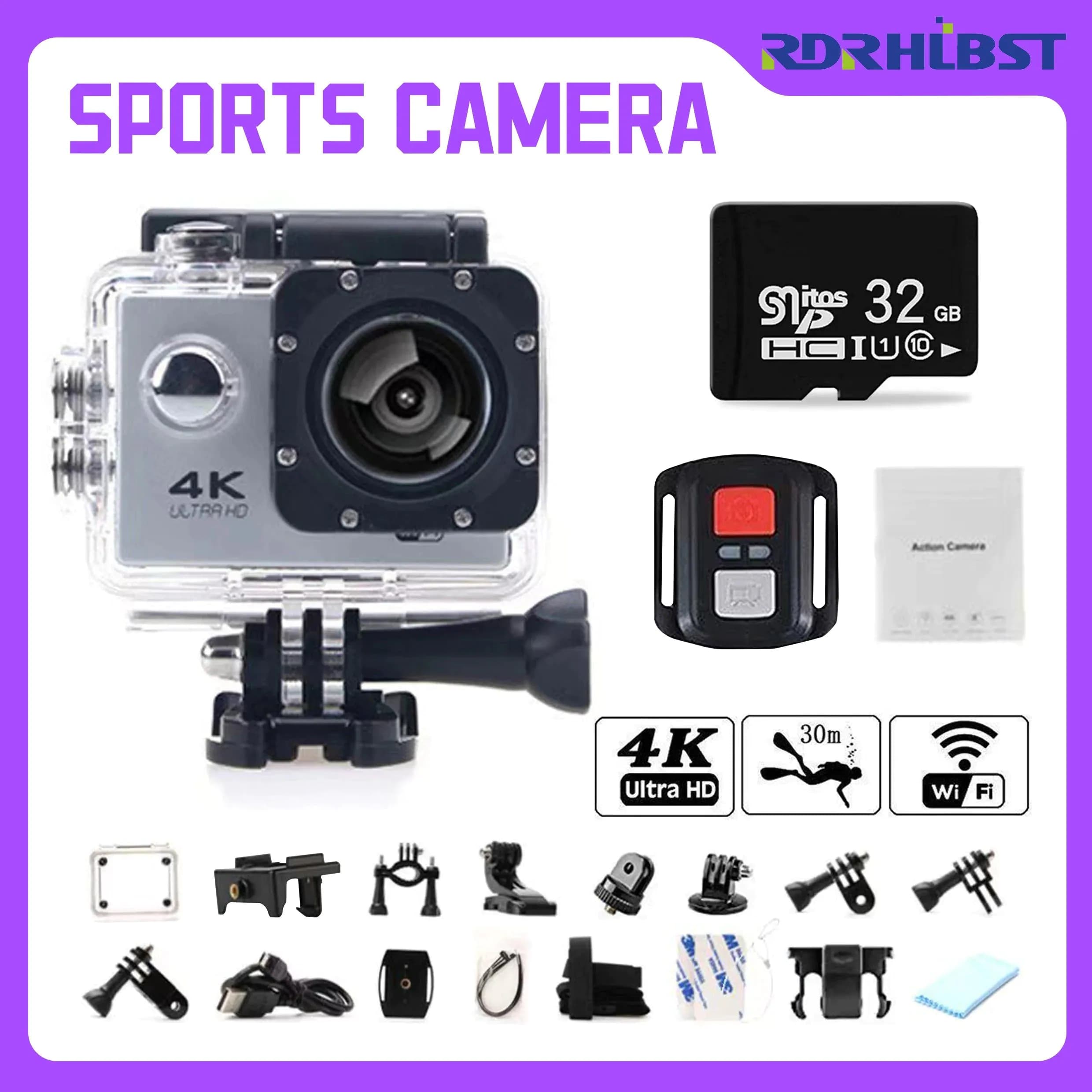 image-Action CamerasWirelessRemote Control 4k Waterproof Wifi Time-Lapse ShootingTrail Amera go pro Submersible Camera for Motorcycle