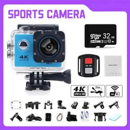 image-Action CamerasWirelessRemote Control 4k Waterproof Wifi Time-Lapse ShootingTrail Amera go pro Submersible Camera for Motorcycle