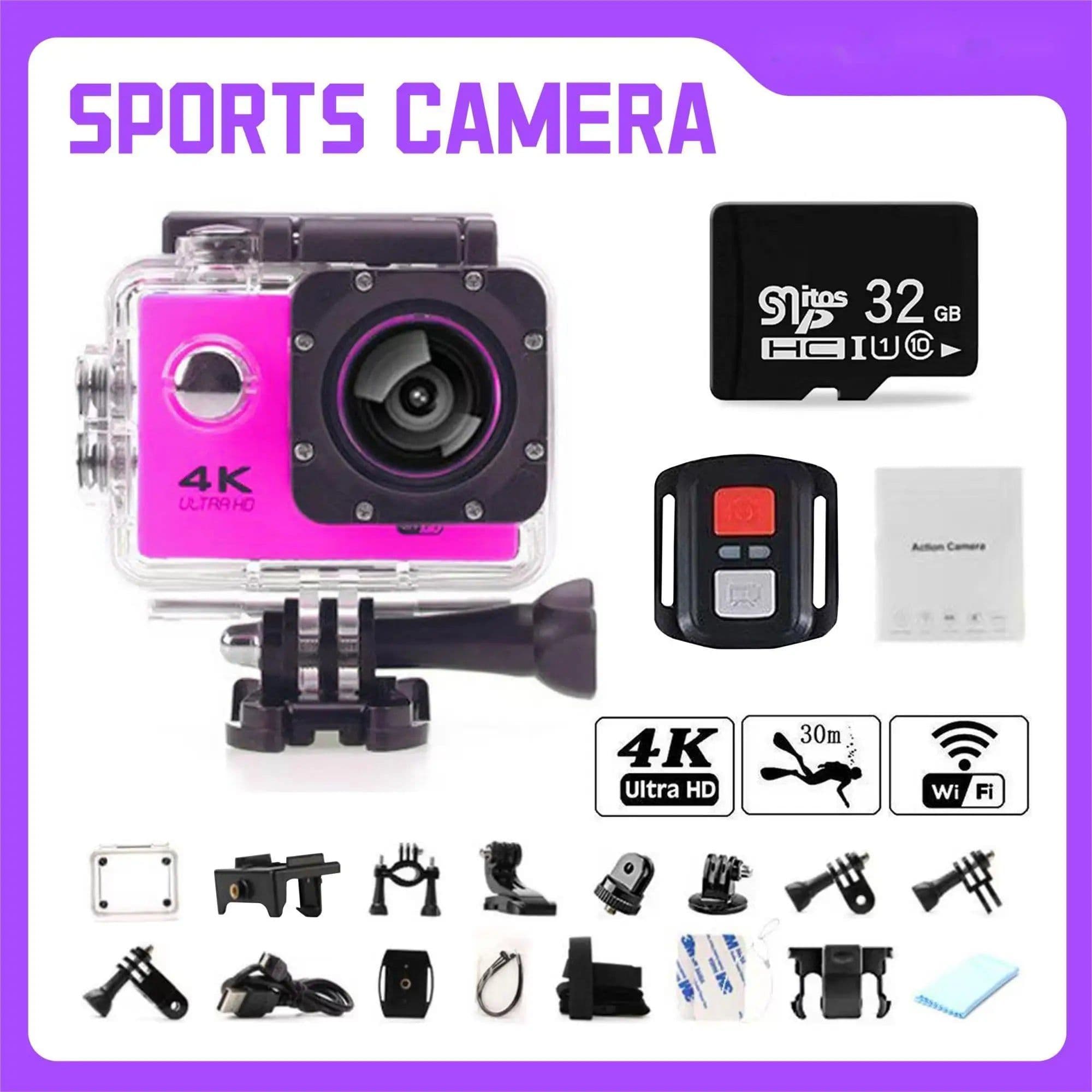 image-Action CamerasWirelessRemote Control 4k Waterproof Wifi Time-Lapse ShootingTrail Amera go pro Submersible Camera for Motorcycle
