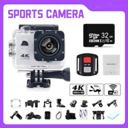 image-Action CamerasWirelessRemote Control 4k Waterproof Wifi Time-Lapse ShootingTrail Amera go pro Submersible Camera for Motorcycle