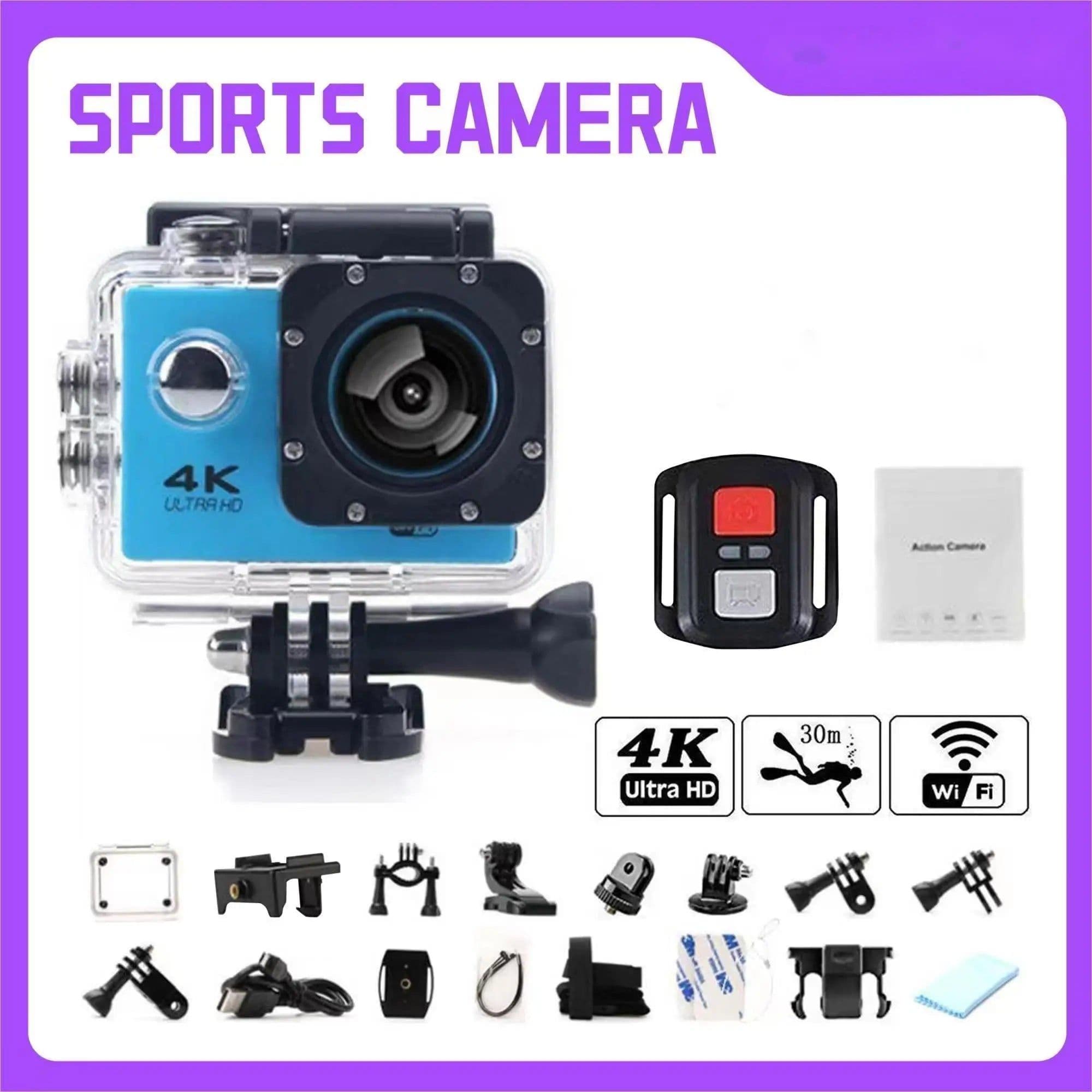 image-Action CamerasWirelessRemote Control 4k Waterproof Wifi Time-Lapse ShootingTrail Amera go pro Submersible Camera for Motorcycle