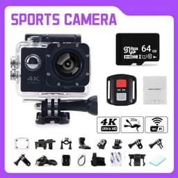 image-Action CamerasWirelessRemote Control 4k Waterproof Wifi Time-Lapse ShootingTrail Amera go pro Submersible Camera for Motorcycle